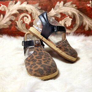 UGG Girls sandals leopard print